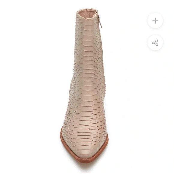 Matisse Caty Ankle Boot - Ivory Snake - Picture 3 of 13